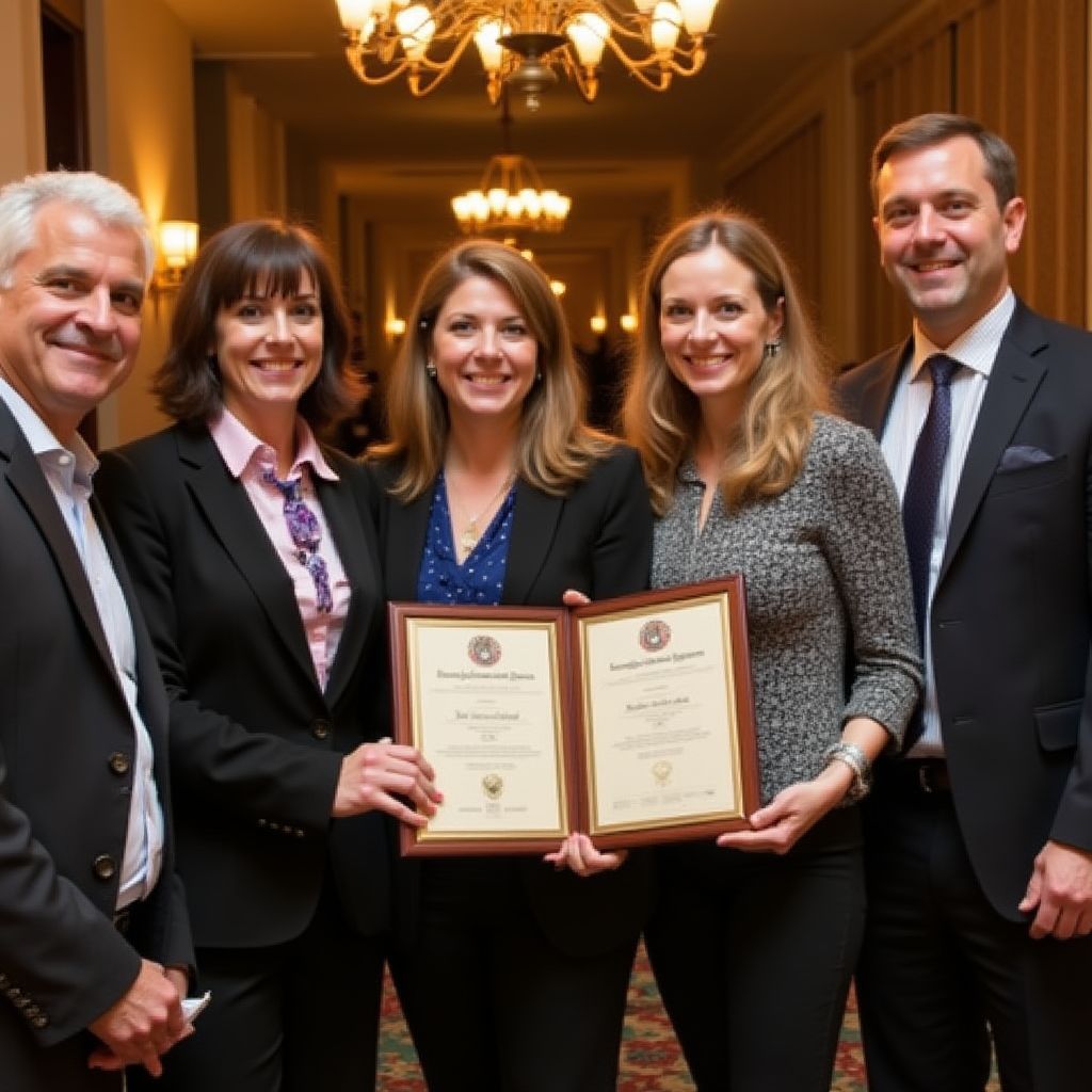 Ceremonia de premiación de turismo sostenible