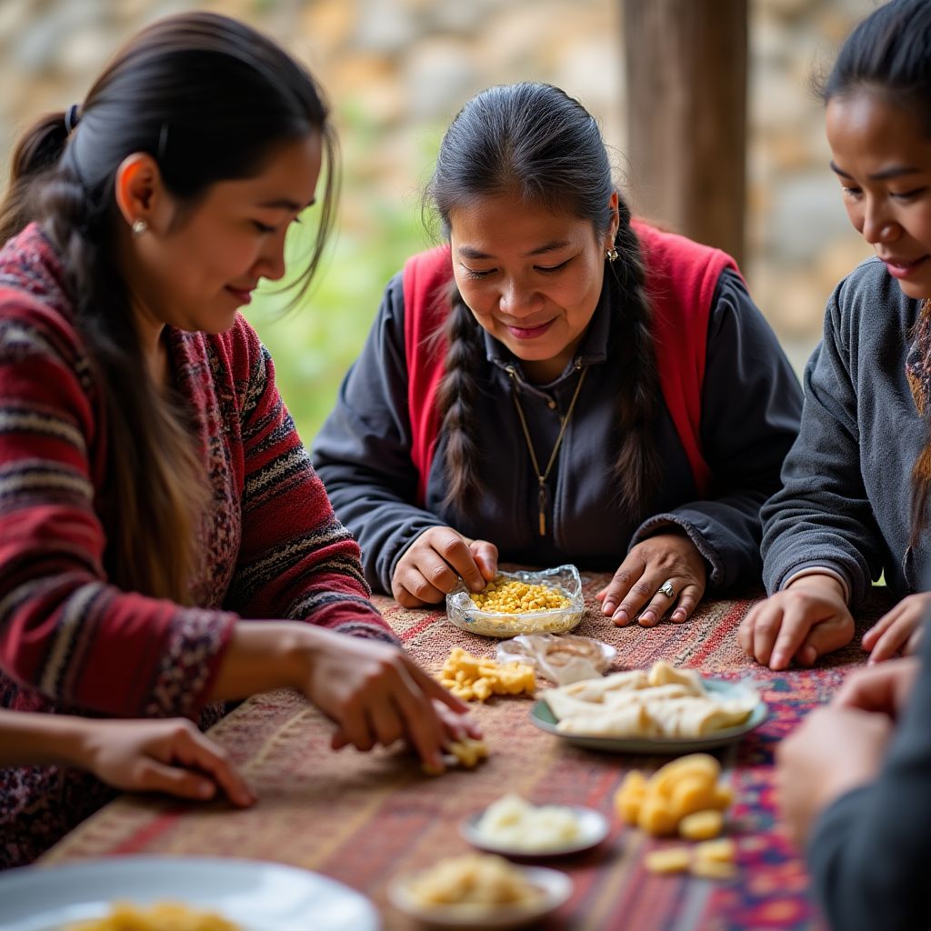 Taller cultural con comunidad local