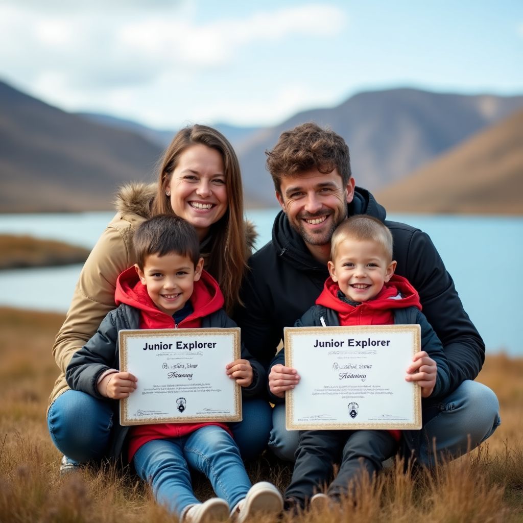 Pareja contemplando glaciar Perito Moreno